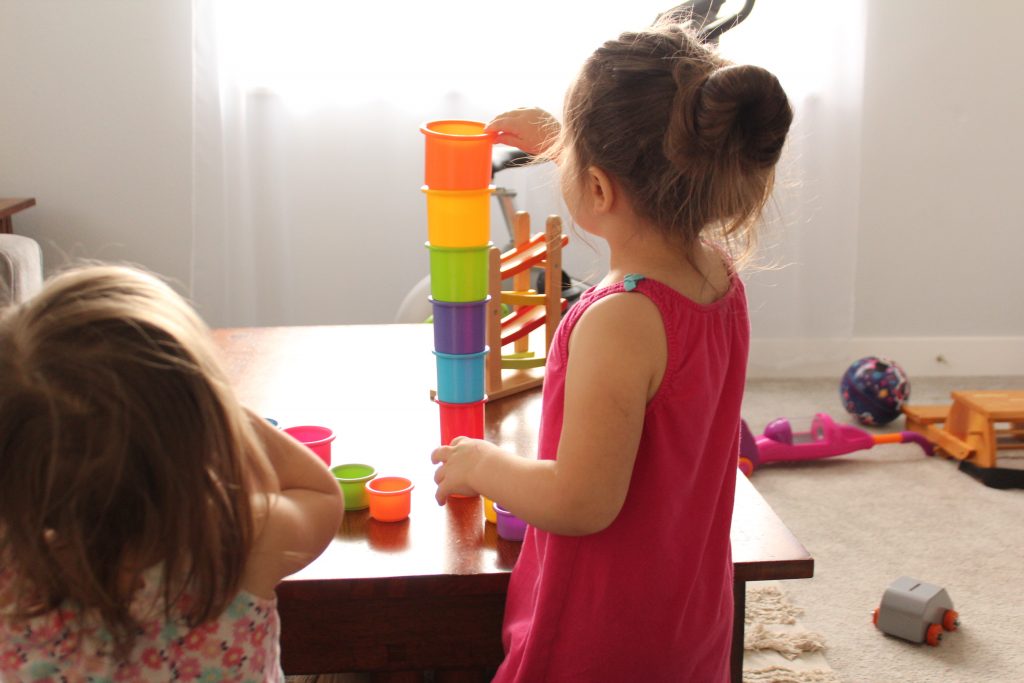 kids playing with toys